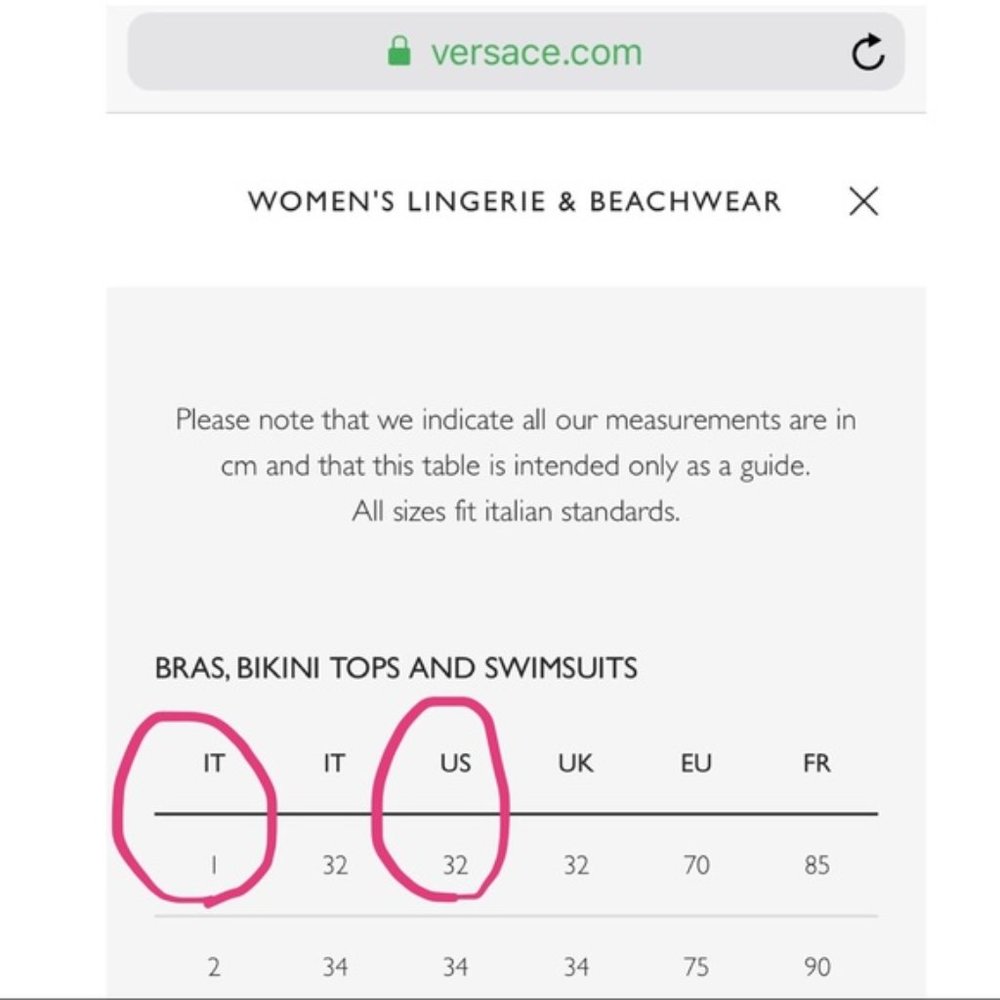 NEW Versace Underwire Cup Mare Donna Bikini Top - Picture 8 of 8